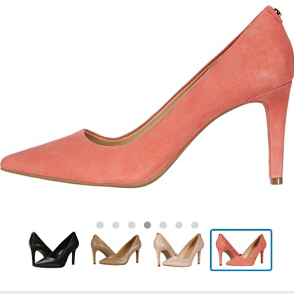 MICHAEL KORSDOROTHY FLEX SUEDE PUMPS - Picture 4 of 8